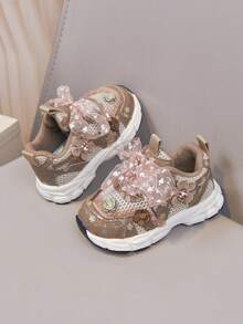 Spring/Autumn/All-Season Casual Fashion Baby Walking Sports Shoes, Comfortable And Lightweight - Khaki - View 3