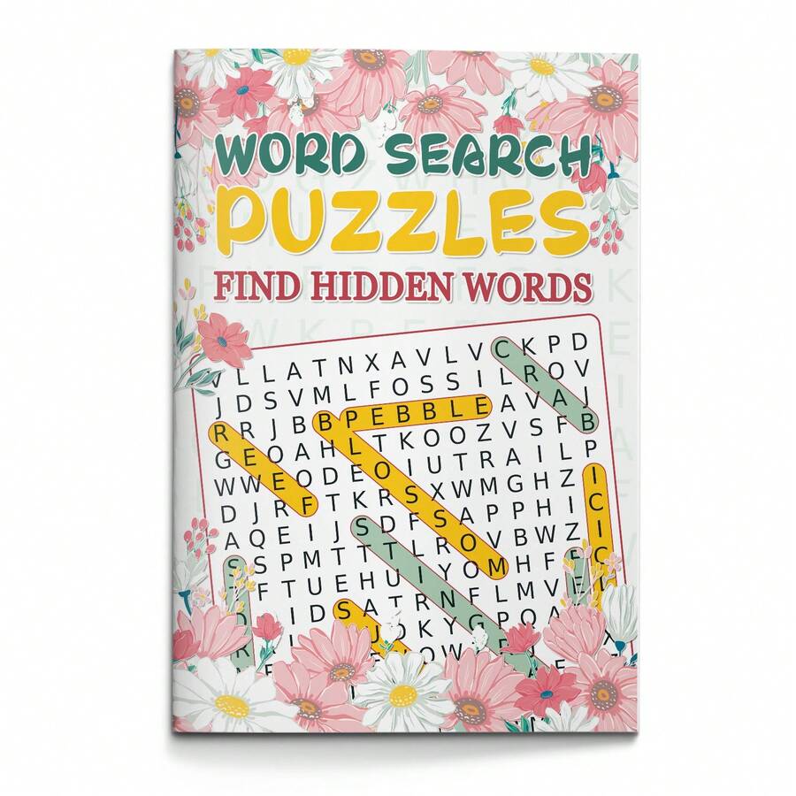 English Word Search Puzzle Notebooks, Hidden Words And Themed Vocabulary Challenges, Word Recognition, Vocabulary Practice, Focus And Observation Training, Fun Brain Games And Search Activities - English Word Search Puzzles - View 1