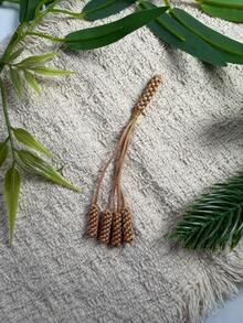 Handmade Woven Tassel Pendant, Replacement Tassel For Prayer Beads, Multiple Colors Available, Durable And Wear-Resistant Woven Rope, DIY Jewelry Accessories, Tesbih Prayer Beads Tail Pendant, Handmade Bracelet Accessories - Multicolor - View 11
