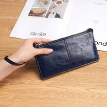 New Zipper Wallet Long Clutch Bag For Women, Multi-Card Slots, Large Capacity, Multi-Function Wristlet Bag - Multicolor - View 21