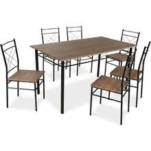 Dining Table & Chair Sets - Brown - View 4