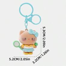 Hasbro 1PC Hello Kitty Novel Mobile Phone Pendant, Keychain Or Bag Decoration, Cute, Practical And Fashionable Small Decoration - One Size - View 3