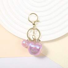 Korean Dongdaemun Colorful Resin Apple Keychain Cute Bag Pendant Fashion Versatile Keychain Wholesale - Multicolor - View 6