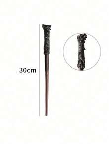 9style Cartoon Anime Character Magic Wand, Malfoy Vine Skeleton Snake Head Pattern Wand, Harry Glasses Frame Theme Party Cosplay Prop, Halloween Party Costume Accessory, Magic Academy Wand - Multicolor - View 16