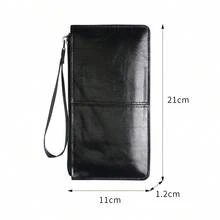 New Zipper Wallet Long Clutch Bag For Women, Multi-Card Slots, Large Capacity, Multi-Function Wristlet Bag - Multicolor - View 4