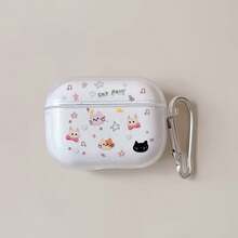 Casing Earphone Bluetooth Kepala Kucing Kompatibel dengan Earphone Apple, Pelindung Anti-Jatuh, Kompatibel dengan Casing Earphone Apple, Anti Gores, Pelindung Anti-Jatuh - MultiWarna - View 13