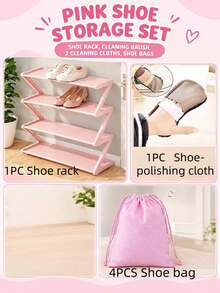 Minimalist Multi-Layer Shoe Rack, Suitable For Home Entryway, Apartment Hallway, Dormitory And Rental Housing, Compact Storage Solution, Wholesale Supported - Multicolor - View 15