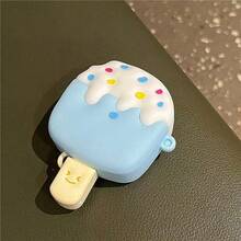 Creative Summer Blue Ice Cream Apple 4 Bluetooth Earphone Protective Case 1/2 Generation Shockproof Soft Shell Pro 3 - Multicolor - View 5