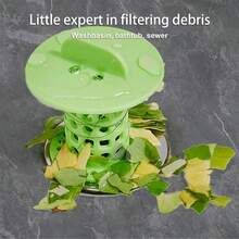 1pc Shower Drain Hair Catcher, Mushroom-Shaped Portable Hollow Drain Protector, Bathroom Bathtub Drain Clog Preventer, Easy-To-Clean Drain Filter - Multi-color - View 2