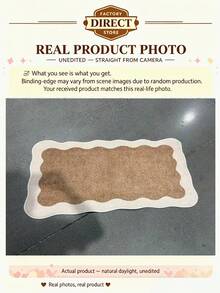 1pc 2026 New Arrival, Double-Layer Wavy Edge Long Bedside Rug, Autumn/Winter Bestseller, Soft Absorbent Skin-Friendly, Suitable For Bedroom Or Living Room Decor, Holiday Gift, Bedroom Rug, Comfortable Home Accessory, Decorative Rug, Bedroom Decor, Small Rug, Rug, Home Decor, Living Room Rug, Living Room Small Rug - Multicolor - View 6