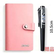 Mini Pocket Notebook, Notebook Holder, Includes 3x5 Inch Pocket Notebook, Ballpoint Pen, Small Notebook (A7) School Supplies - one-size - View 28