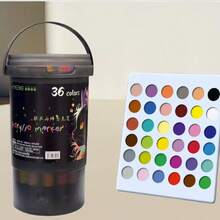 Master Color! 120 Colors 24/36/48/60/80 Colors Premium Soft Tip Acrylic Markers | Imported Pigments Rich Color Seamless Layering Fast Drying Waterproof | Professional Anime Design/Wall Painting/Industrial Design Hand Drawing Tools | Artist Collection Grade Painting Markers - Marker Pens In Barrels - View 9