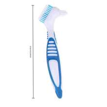 4pcs Denture Cleaning Brushes, Double-Sided Denture Brush, Invisible Braces Brush, Orthodontic Retainer Brush, Random Color - Multicolor - View 7