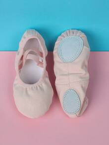 Kids Dance Shoes For Girls, Soft Sole Ballet Shoes For Dance, Pink Color For Preschool Children - Pink - View 2