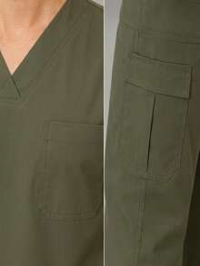 Men Scrub Sets - Olive Green - View 4