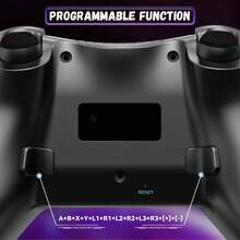 A Wireless Controller Compatible With Switch, P4, P3, PC, IOS, And Android. Features A 550mAh Rechargeable Battery, Hall-Effect Joysticks, Dual Vibration Motors, Macro Programming, Turbo Mode, Screenshot Functionality, And An Ergonomic Design. - View 5