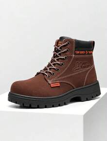 Men Industrial & Construction Boots - Coffee - View 3