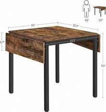 Folding Tables - Rust Brown - View 3