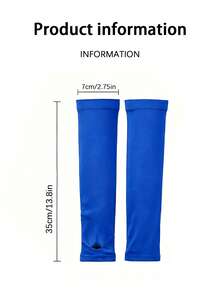 1 Pair Summer Outdoor Sun Protection Ice Silk Arm Sleeves, Anti-Slip Elastic Fishing Arm Warmers - A - View 5