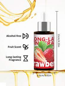 EMBRACEX. Minyak Wangi Stroberi Premium 60ml, Cocok untuk Diffuser Aroma, Lilin, Kapasitas Besar 60ml, Dapat Digunakan untuk Membuat Lilin, Pewangi Lilin (Dengan Pipet), Minyak Esensial, Minyak Wangi Pelembap Udara - Stroberi - View 6
