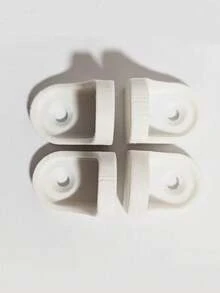 櫥櫃層板支撐銷 3.5mm 孔 L型直角支架 重型衣櫃層板支撐 耐用家具層板支撐 適用於書架與櫥櫃 - 白色 - 查看 7