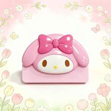 Hasbro 1 cái kẹp lò xo đa năng Sanrio Hello Kitty Kuromi My Melody Cinnamoroll hoạt hình dễ thương, kẹp chắc chắn cho túi đồ ăn vặt và sách giấy, kẹp lưu trữ nhà bếp gia đình, phù hợp sắp xếp hồ sơ ghi chú ảnh trên bàn làm việc, văn phòng phẩm - Thư mục - Xem 6