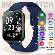 Este reloj inteligente unisex popular cuenta con las siguientes funciones: respuesta de llamadas, alertas de mensajes, control de música, obturador de cámara remoto, conteo de pasos, seguimiento de calorías, múltiples modos deportivos, reloj despertador, notificaciones de llamadas y mensajes entrantes, compatible con sistemas Android e iOS. - Multicolor - Ver 21