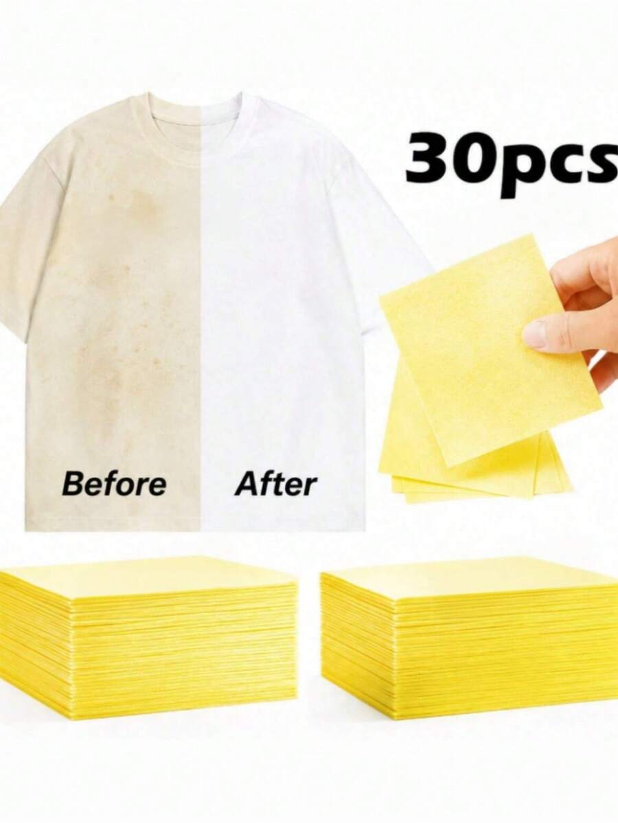 Laundry Whitening Tablets, Cleans Grease And Stains From Clothes, Suitable For White Clothes Washing, Suitable For All Washing Machines, Household Laundry Cleaning - A - View 1