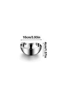 1pc Luxury Stainless Steel Divided Nut & Snack Tray Set With Solid Wood Base, Polished Stainless Steel Bowls In Asymmetrical Petal Shape, 3 Independent Compartments For Nuts, Dried Fruit, Candy And Small Snacks, Suitable For Living Room Coffee Table And Afternoon Tea Display, Practical Snack Storage And Decorative Tabletop Ornament, Ideal For Home Hosting, Holiday Gatherings And Gifting - Multicolor - View 13
