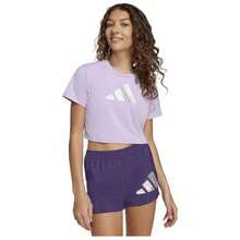 Adidas Young Girls T-Shirts - Purple - View 2