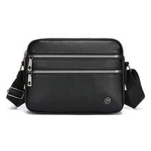 1pc Men's Business PU Camera Bag, Vintage Style, Personal Item Storage Bag, Travel & Commute, Perfect Gift For Boyfriend - Crossbody Bag - View 13