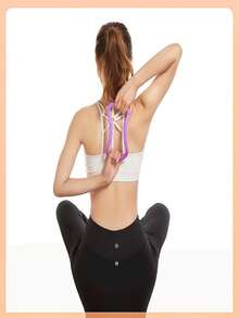1件瑜伽皮拉提斯器材 14吋彈性魔力環，因材質原因產品可能有些許皺褶與摺痕但不影響使用，居家阻力伸展訓練環，彈性健身環，力量訓練瑜伽器材，皮拉提斯環，瑜伽環，盆底魔力環，瘦身大腿、小腿、背部、腰部與手部運動健身產品，送給妻子、好友、母親的最佳禮物，節日禮物、生日禮物、母親節禮物 - 彩色 - 查看 21
