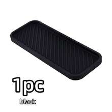 1pc Kitchen Silicone Sink Organizer Tray, Sink Box Sponge Holder, Silicone Waterproof Mat, Sink Protector, Suitable For Kitchen Sink, Washbasin, Can Be Used For Draining Sponges, Cutting Boards And Cups, Essential Kitchen Storage Item For Home - Multicolor - View 13