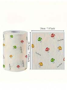 Washable Kitchen Paper Towels, Disposable Cleaning Paper Towels, Strong Water Absorption, Non-Stick Oil, Rolled, Random Patterns, Suitable For Kitchens, Cars, Bathrooms, Bedrooms And Other Places, An Essential Item For Kitchen Cleaning - Multicolor - View 3