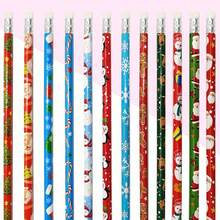 HB Pencils, Customized Pencil Body With Different Patterns, Student And Children Gift, Cartoon Cute Highly Attractive, Wooden Stationery Pencil, Student School Supplies Gift - Christmas Pencil - View 9