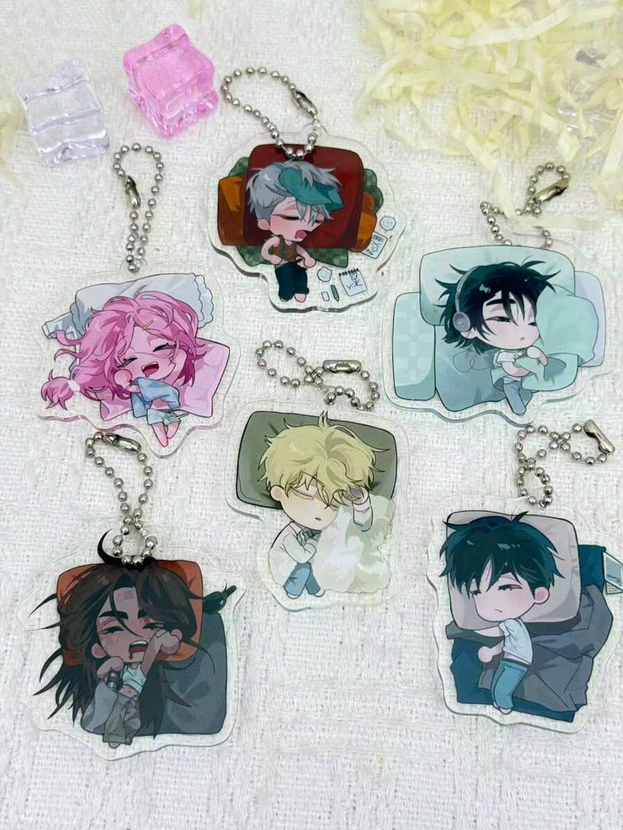 6cm ALIEN STAGE Anime Merchandise Alien Stage Acrylic Stand MIZI Acrylic Pendant - Multicolor C - View 1