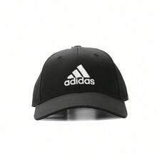 Adidas Embroidered Logo Outdoor Sports Cotton Baseball Cap Unisex Black - Black - View 3