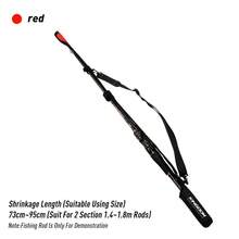 KINGDOM 1pc Fishing Rod Protection Bag, Adjustable Fishing Rod Sleeve With Shoulder Strap, Portable Rod Cover For Casting & Spinning Rod, Lightweight Fishing Tackle Storage Case With Tip Protector, 73cm~152cm - Multicolor - View 14