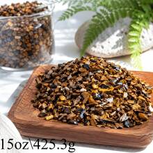 Natural Tiger Eye Broken Stones, Suitable For Aquarium, Fish Tank, Bonsai, Terrarium And DIY. - Brown - View 9