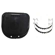 Ventilated Denture Case With Sealed Lid, Transparent Dental Guard/Night Guard Storage Box, Individually Packaged, Multiple Colors Available - Multicolor - View 14