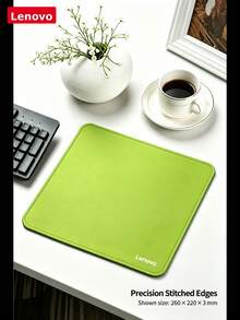 Lenovo Mouse Pad, 260*220*3mm Precision Stitched Edge Mouse Mat With Smooth Woven Surface, Non-Slip Rubber Base, Durable Desk Pad For Office, Gaming, Laptop And Desktop Use - View 11