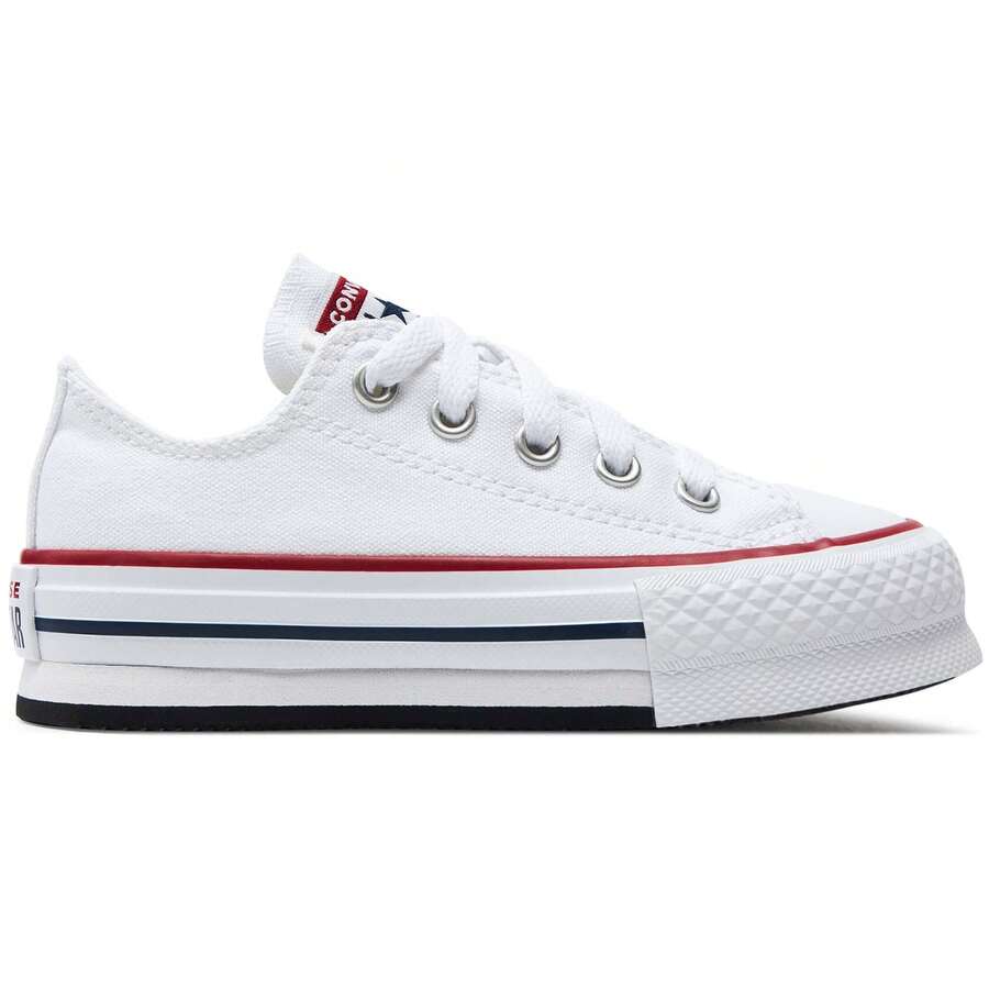 Converse أحذية جري للأطفال - أبيض - مشاهدة 1