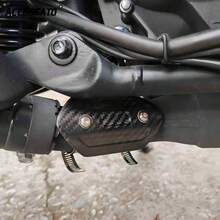 Universal Motorcycle Exhaust Pipe Carbon Fiber Heat-Resistant Insulation Guard, Includes Accessory Kit, Easy Installation, Fits Multiple Models - Carbon Fiber Twill - View 3