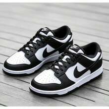Nike أحذية نسائية كاجوال - أبيض وأسود - مشاهدة 15