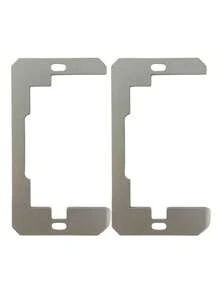 5/2/1pc Wall Plate Spacers, Power Outlet Spacers, Outlet Repair, Metal Flush Mounting Plates For Power Outlet Repair, Fix Loose Outlets And Electrical Boxes, Rust-Resistant, Wear-Resistant, Durable, Suitable For Indoor And Outdoor Use, Can Be Used With Switches, Outlets And Other Wall-Mounted Electrical Equipment. Whether In Home, Office Or Spaces With Power Outlets, These Spacers Provide A Perfect Fit - A - View 12
