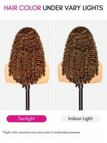 ISEE Hair Burmese Curly Light Hazel Color 7x5 Transparent Lace 180% Density Wear Go Wig Human Hair Pre Plucked Hairline Pre Cut Lace 18-24 Inch Adjustable Drawstring Glueless Wigs - S5 - View 6