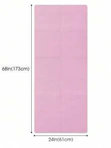 1pc Foldable Yoga Mat EVA Nap Mat Portable Outdoor Mat Anti-Slip Thickened Indoor Beginner Fitness Mat Home Use Halloween - Multicolor - View 5