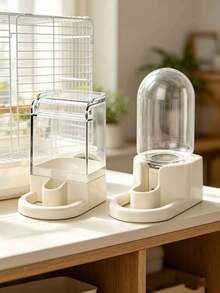 Bird Water Dispenser: Automatic Bird Waterer (Suitable For Bird Cage), Anti-Spill Design, Parrot Cage Water Dispenser, PC/ABS Material, Bird Small Pet Hanging Feeder, Water Dispenser, Water Bottle, External Hanging Bird Cage Accessory, Thin Breathable Parrot Diaper, Outdoor Poop Pad - Multiple Items - View 9