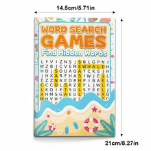 English Word Search Puzzle Notebooks, Hidden Words And Themed Vocabulary Challenges, Word Recognition, Vocabulary Practice, Focus And Observation Training, Fun Brain Games And Search Activities - English Word Search Puzzles - View 9