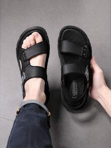 Men Sandals - Black - View 3